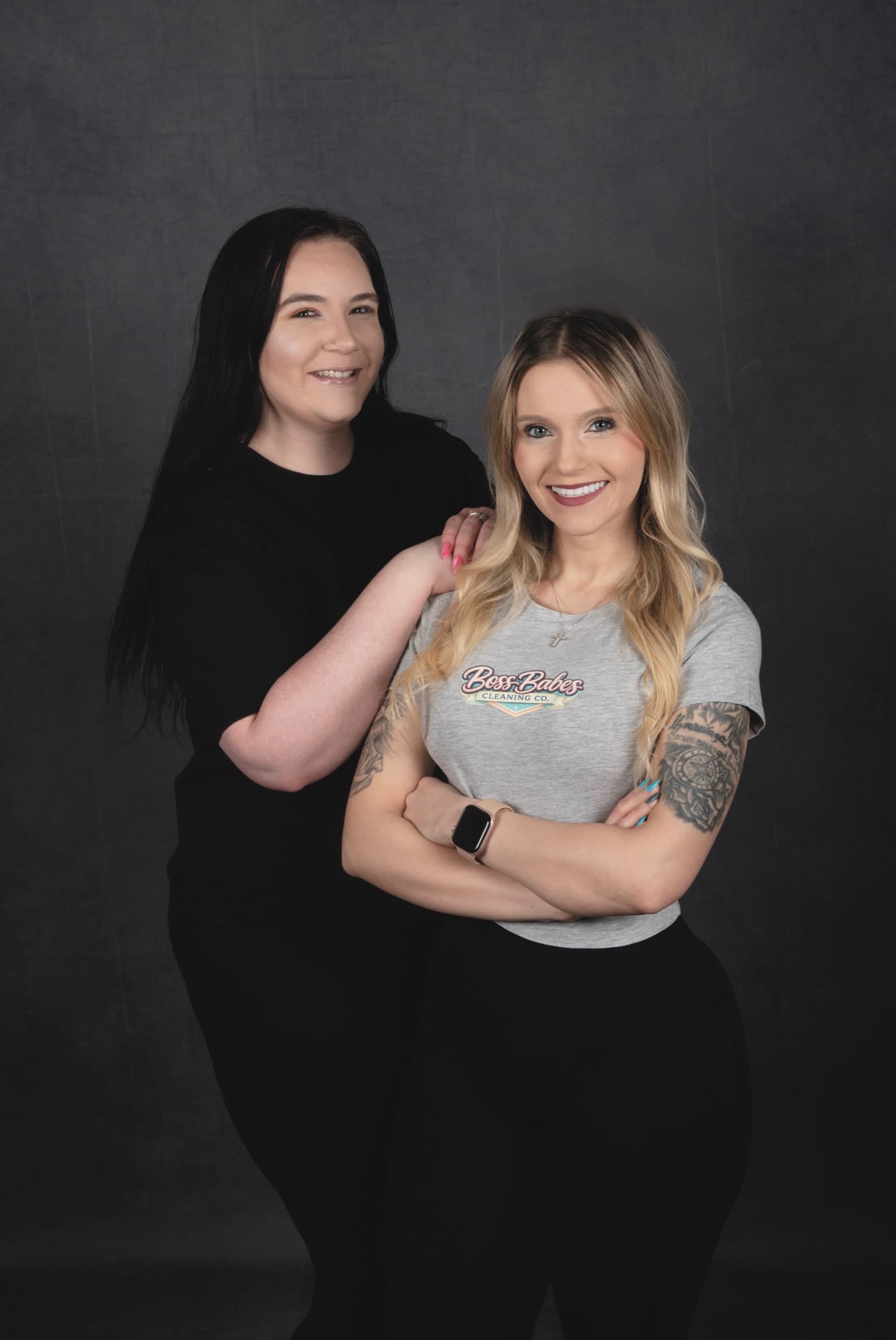 The Boss Babes Cleaning Co. crew